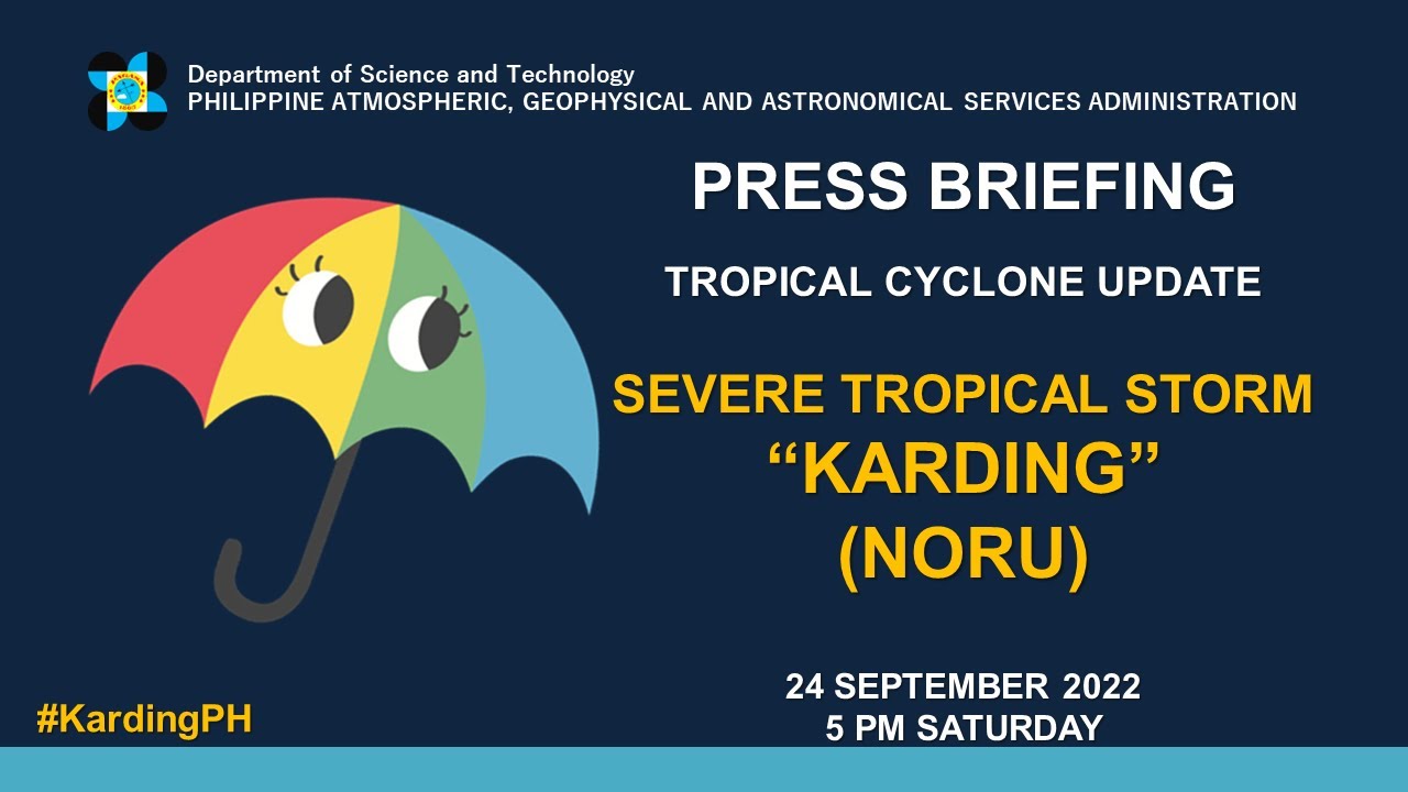 Press Briefing: Severe Tropical Storm 