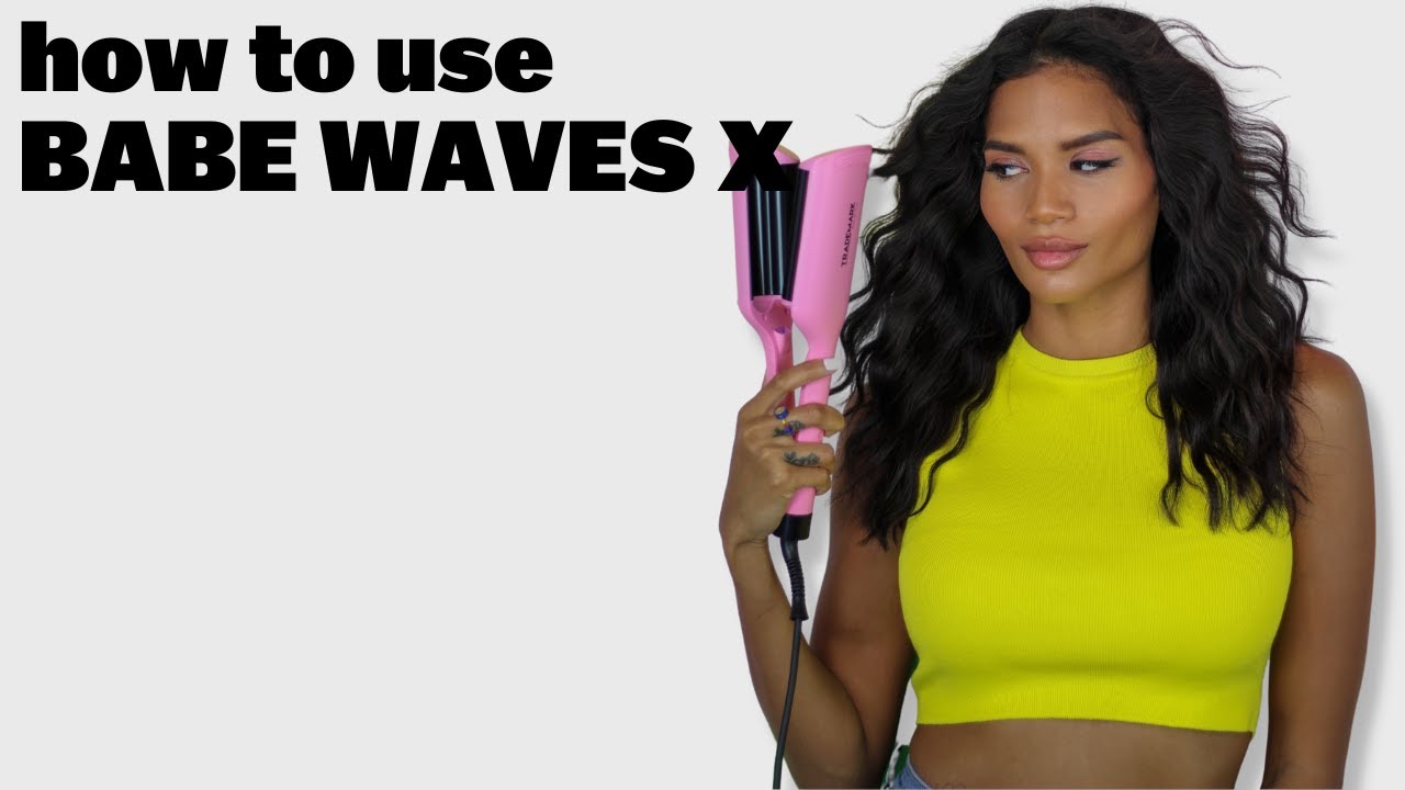 How to use Babe Waves X, the revolutionary hair waving iron by Trademark Beauty: