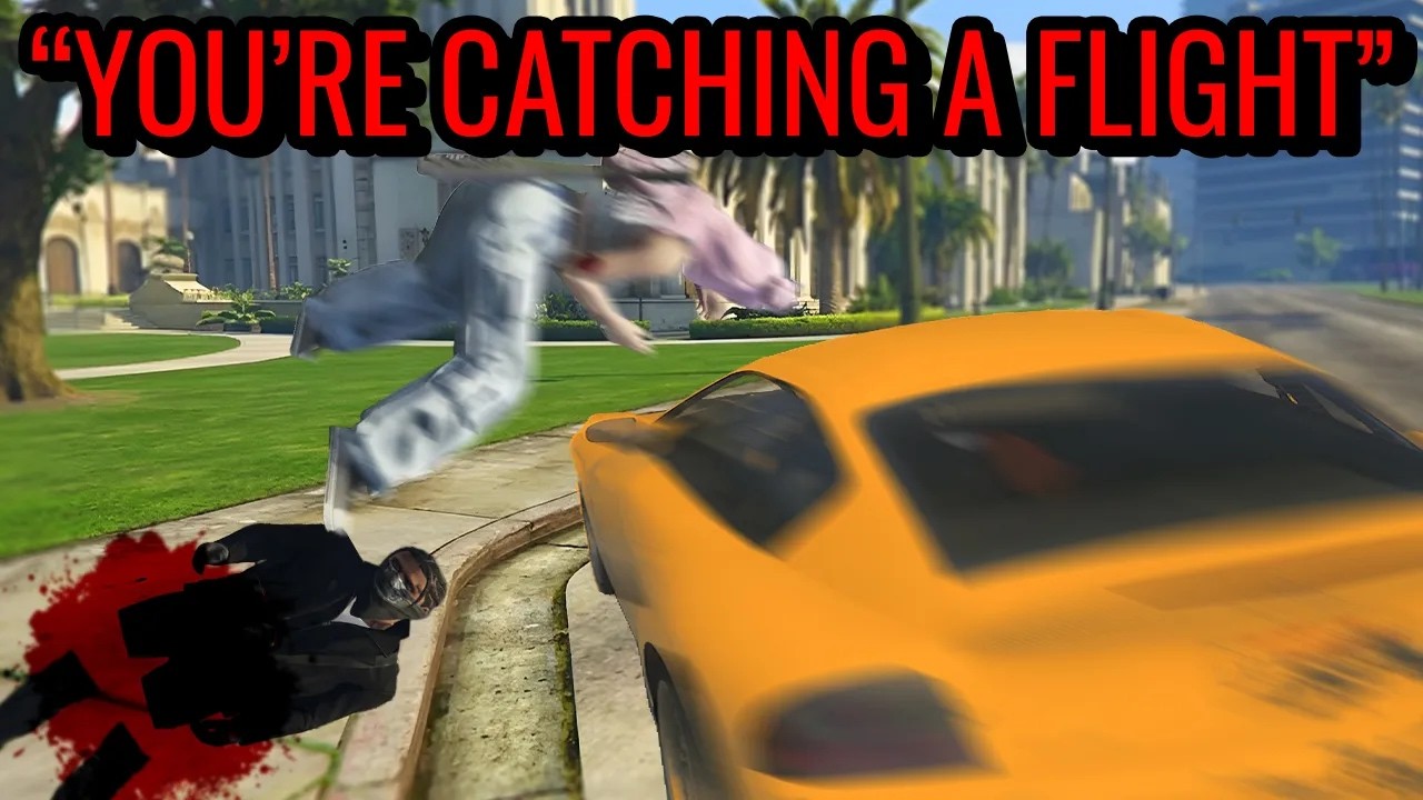 Издевательства над британцами в GTA RP.