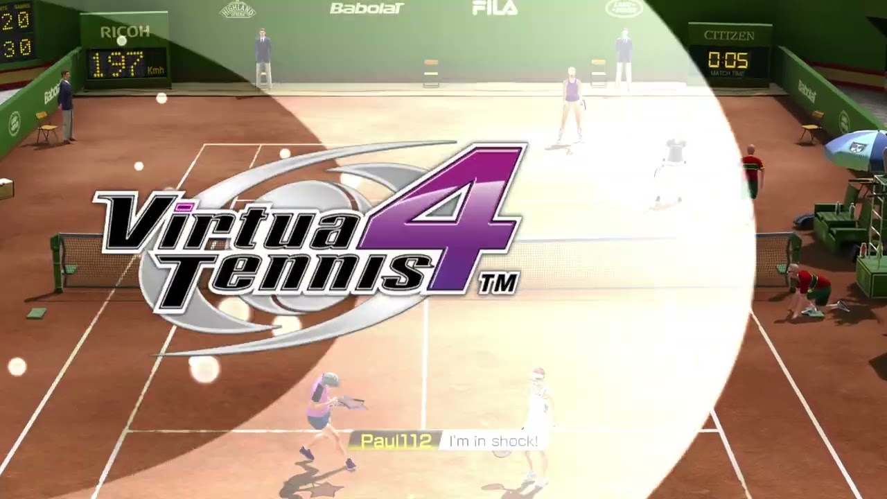 Virtua Tennis 4 GIRL DOUBLES ONLINE Dreadish&Yourmuminnit VS CBeauty&Paul
