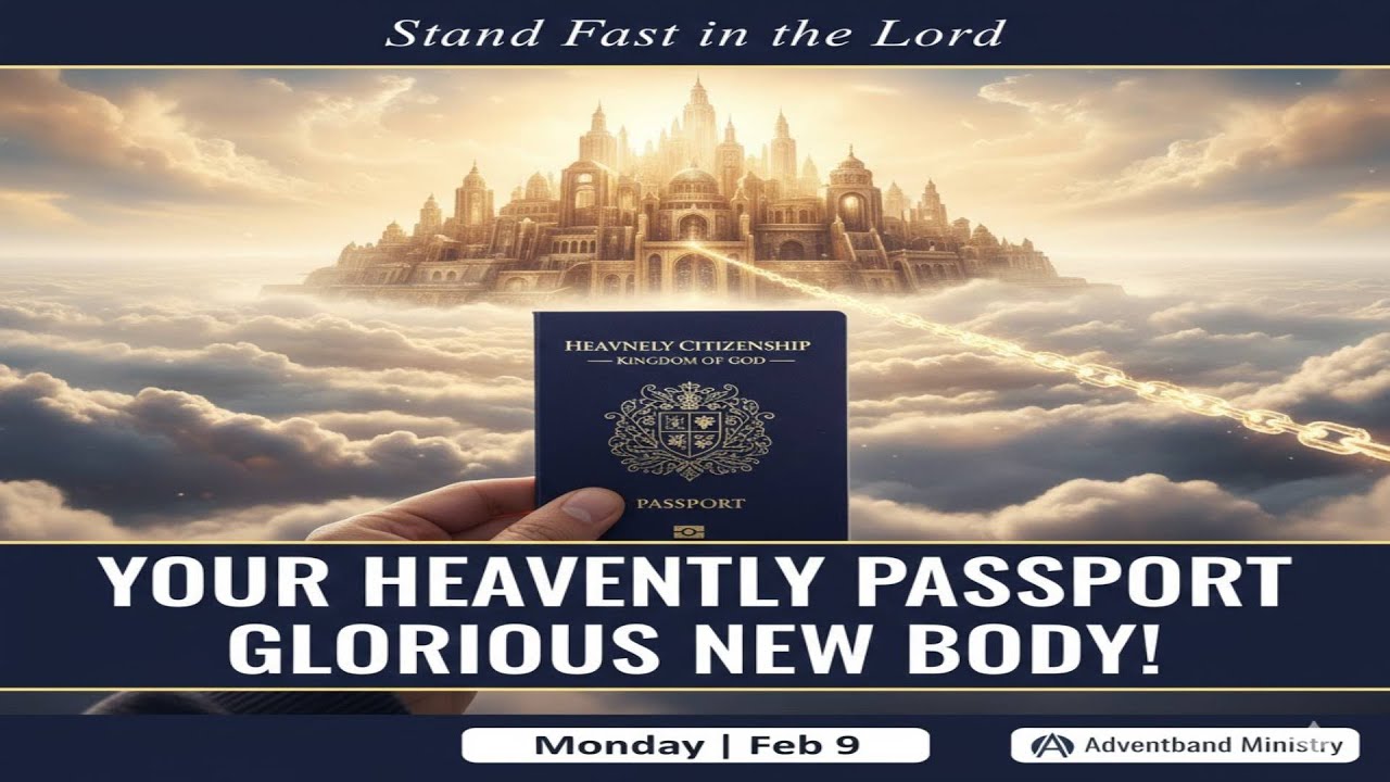 Наш Небесный Паспорт: Где ваше истинное место? | «Твердо стойте в Господе» | Понедельник, 9 февраля