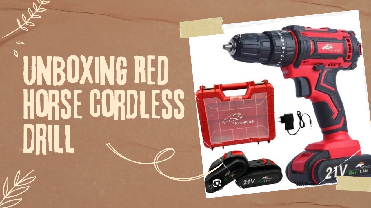 First Look: Red Horse Cordless Drill Unboxing and Review! #redhorse #drill #unboxing