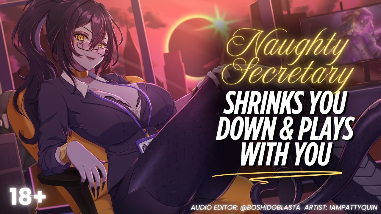 ASMR | Downsized by your Secretary! [F4M][Femdom][Sizeplay]
