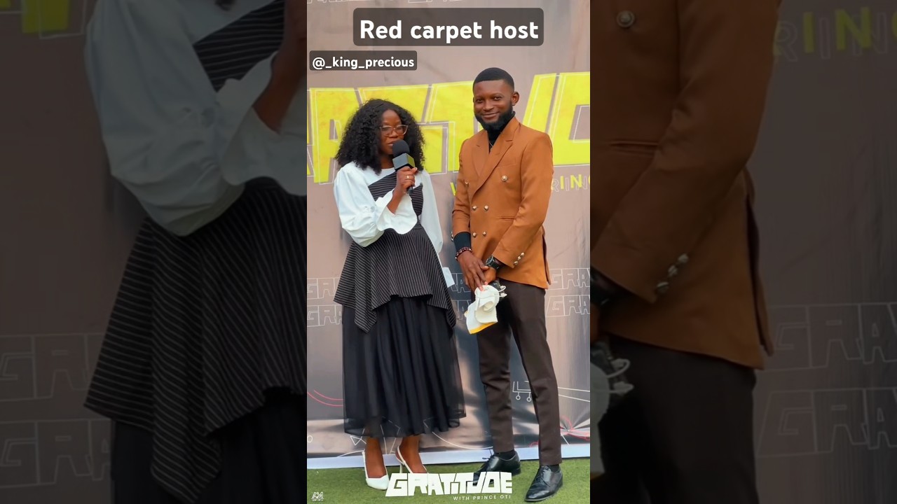 Red carpet hosting #redcarpet #eventhost #youtubeviral #gratitude2024 #host #shorts #hostwiththemost