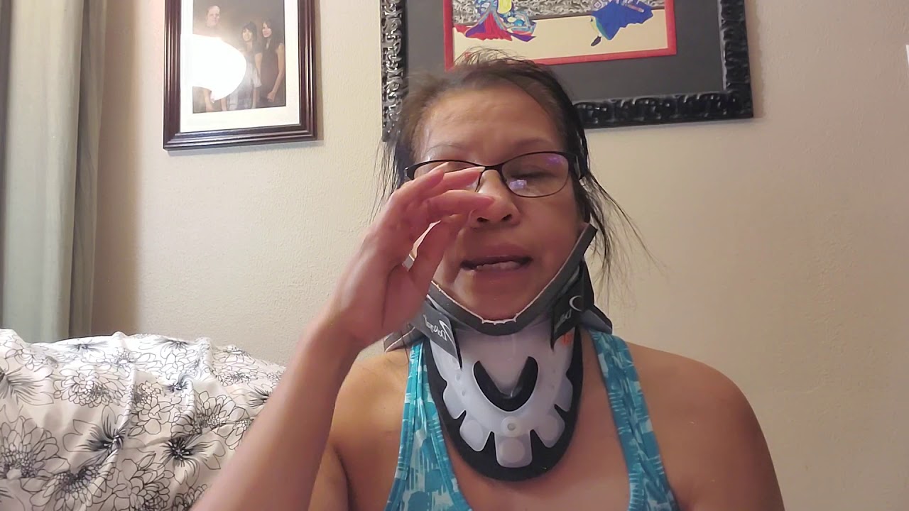 Anterior Cervical Discectomy fusion C6 - C7  ACDF 2nd day post op surgery...