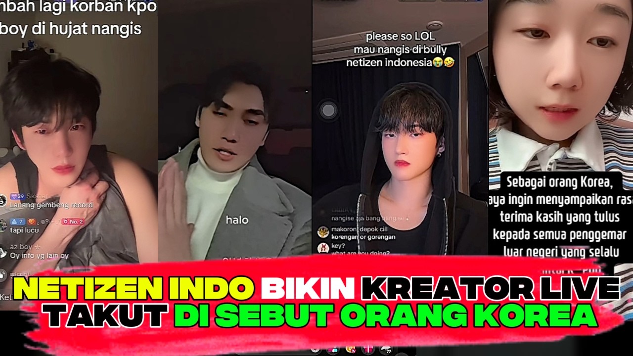 Salah Pilih Lawan! “Baru Kali ini Kreator Live Takut Dianggap Orang Korea