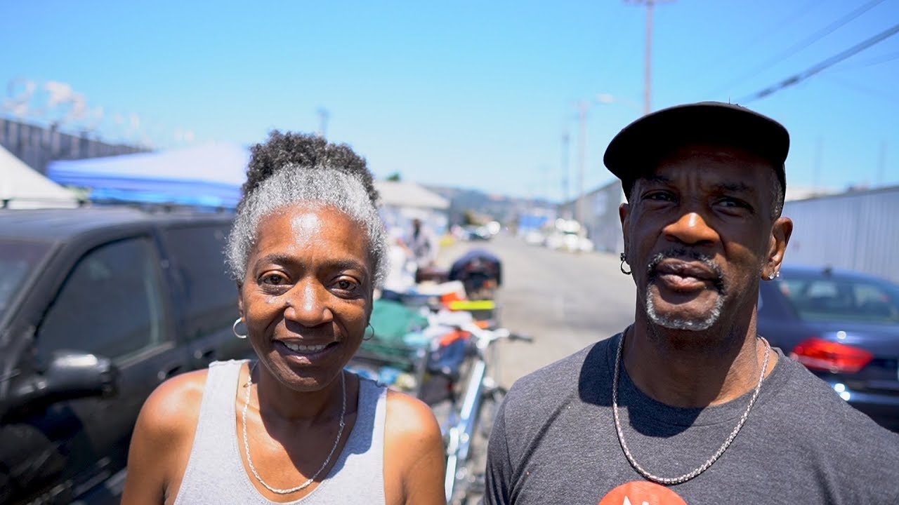 Homeless Couple Lives In Oakland Tent Community