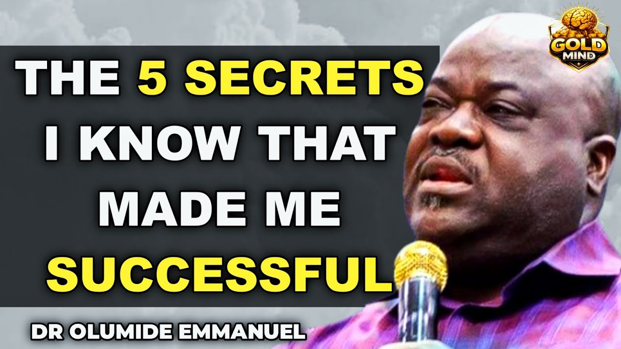LEARN AND PRACTICES MY 5 SECRETS TO START SUCCEEDING|DR OLUMIDE EMMANUEL #drolumideemmanuel 