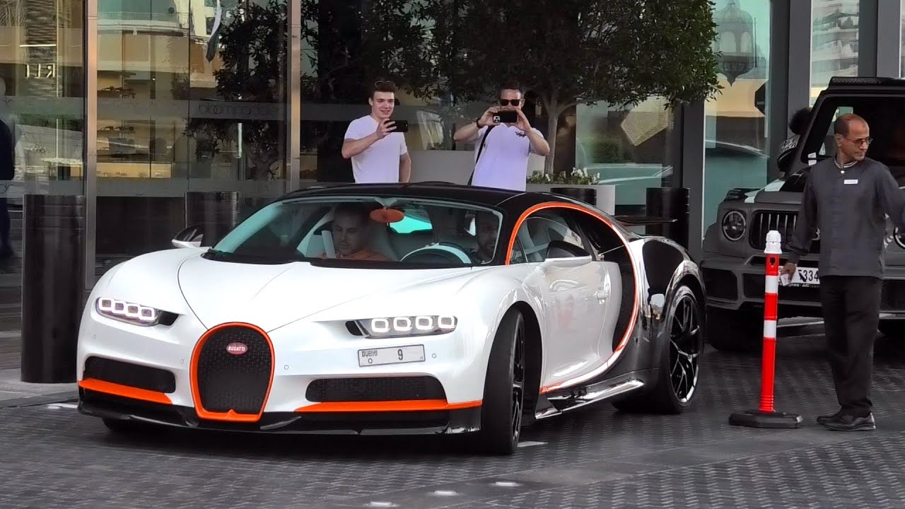 Arab SUPERCARS 2024 - 4X Bugatti Chiron, Aston Martin Valour