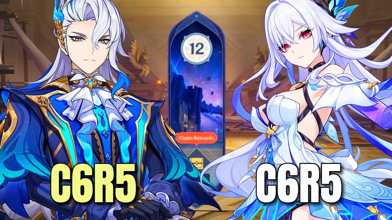 [NEW ABYSS 12] C6R5 Neuvillette x C6R5 Skirk INSANE CLEAR | Genshin 6.3