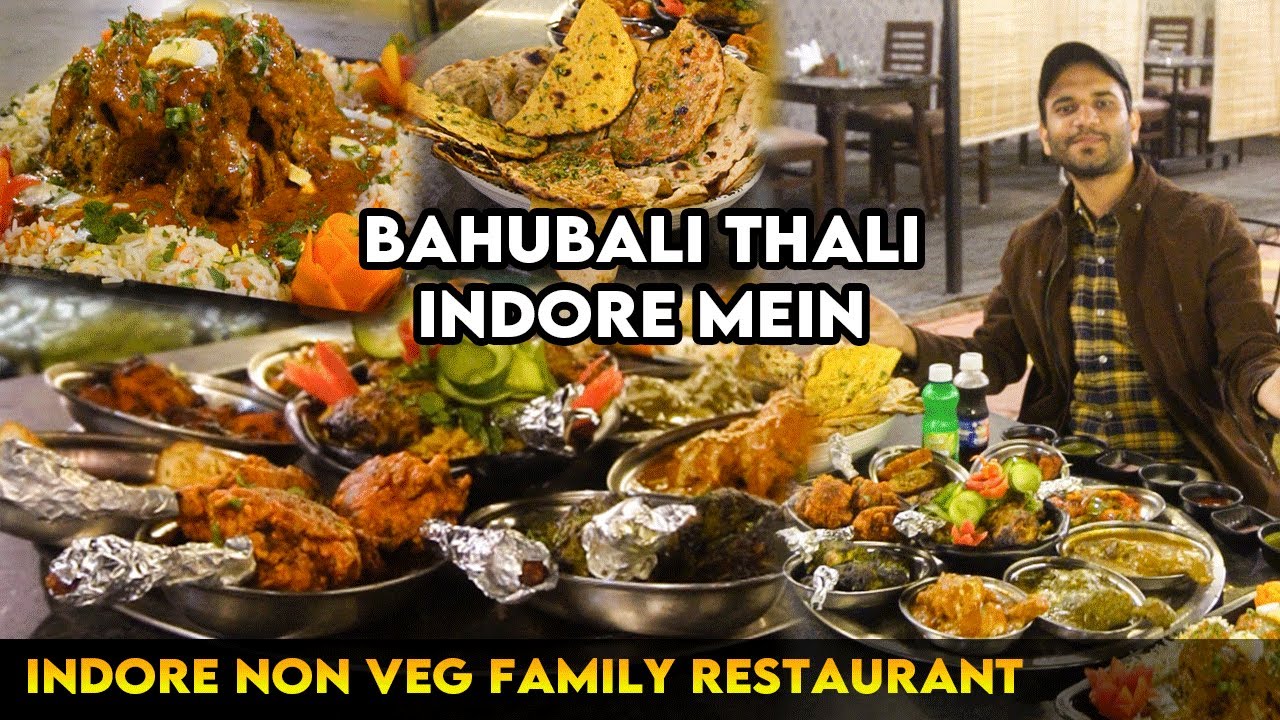 BAHUBALI NON VEG THALI IN INDORE | NON VEG FAMILY RESTAURANT