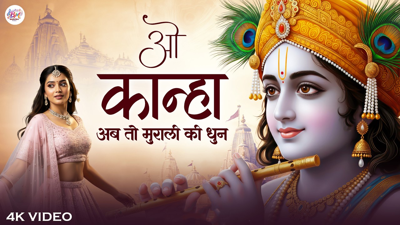 #4K - O Kanha Ab To Murli Ki Dhun | ओ कान्हा अब तो मुरली की धुन | Heart Touching Krishna Bhajan