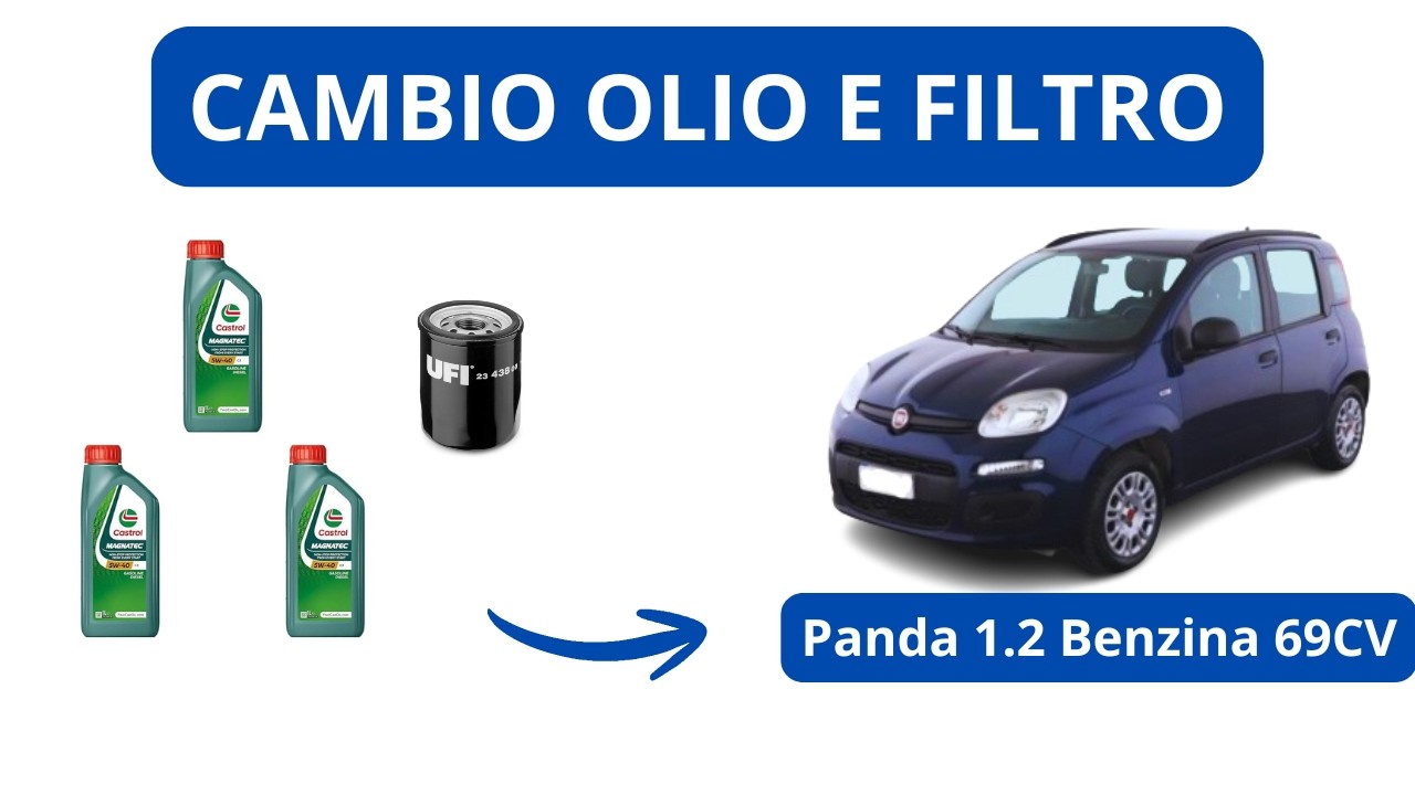 Cambio Olio e Filtro per Panda 1.2 8V Benzina, Tutorial Completo Fai da te (senza cavalletti)