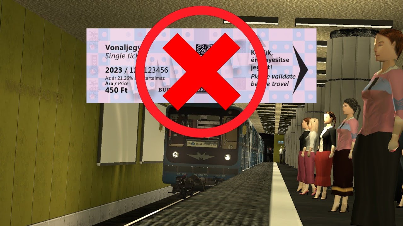 Amikor jegy nélkül beragadsz a metróba