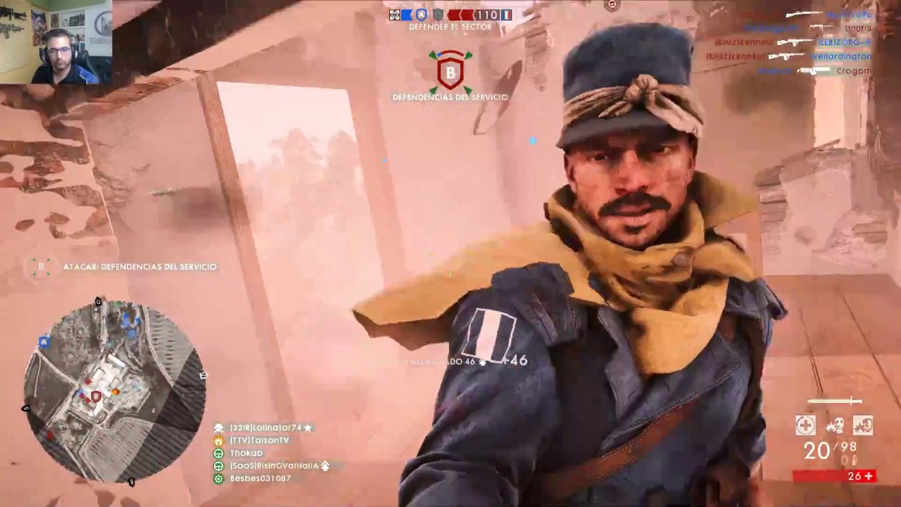 Battlefield 1 Exterminando enemigos