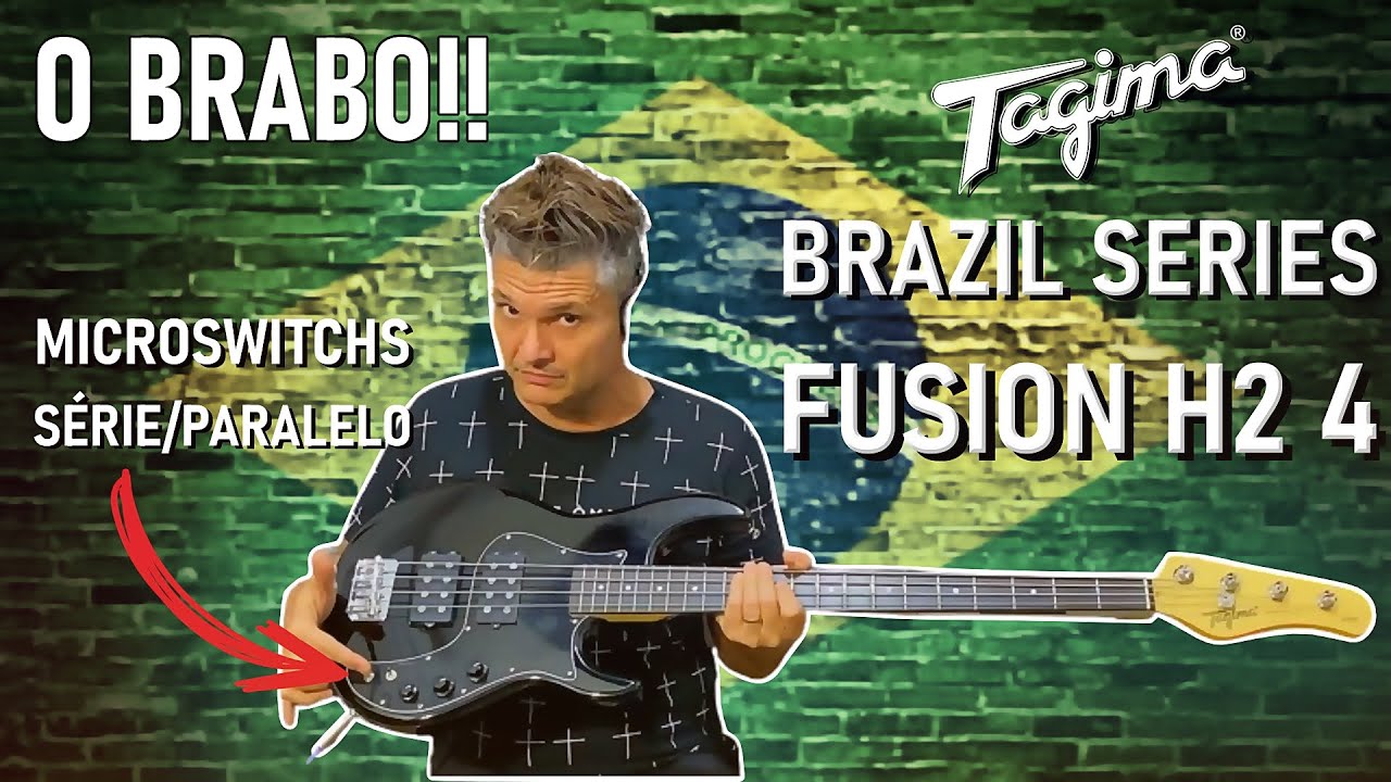 Contrabaixo Tagima FUSION H2 4 Cordas Brazil Series - Bass Review