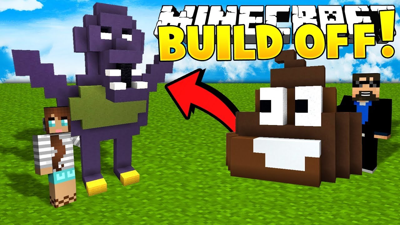 HUSBAND VS WIFE!! Build Battle Mini Game!