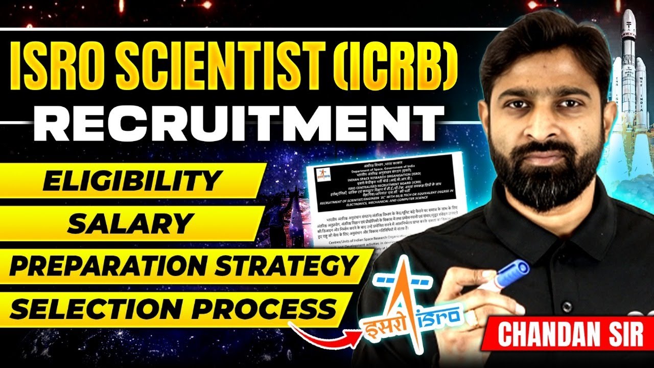 ISRO ( ICRB) Scientist Recruitment 2025 | Salary, Eligibility, LifeStyle & Preparation