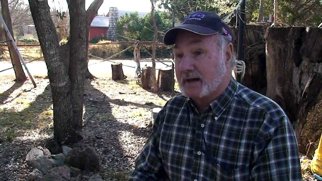 Stone Hut and Fossil Hunter of Glen Rose Texas