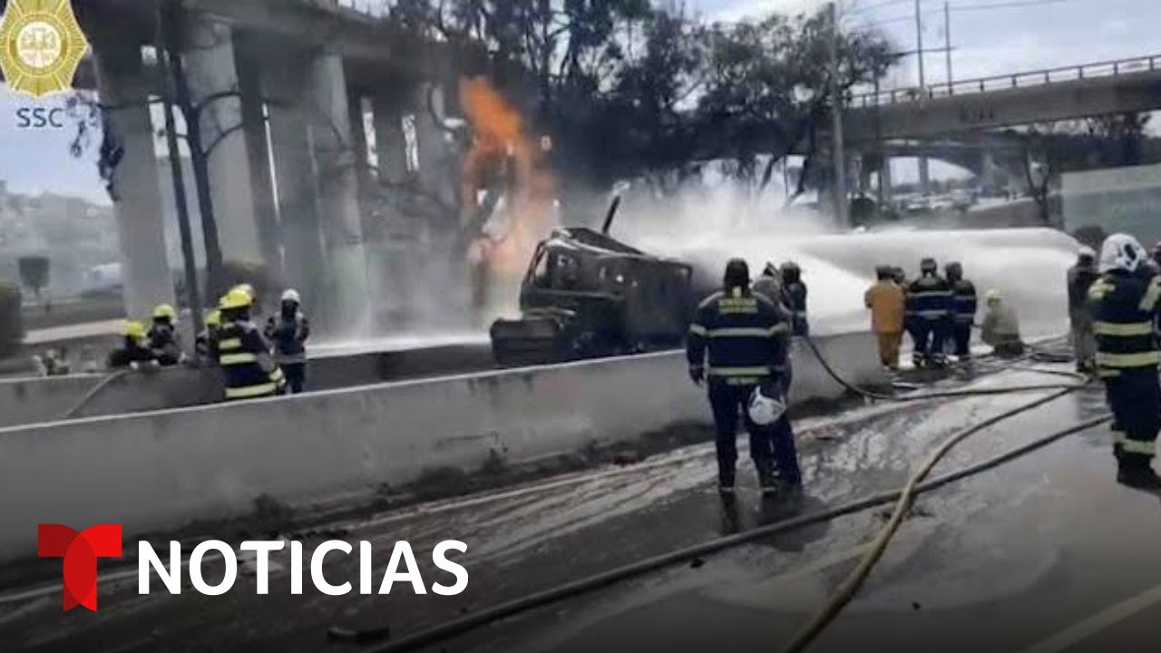 Impactantes imágenes muestran cuando explota pipa de gas en México | Noticias Telemundo