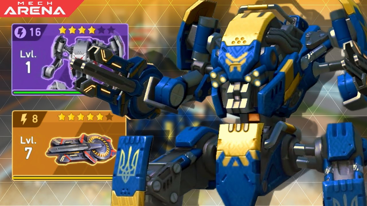 Sentinel + Disc Launcher 8  | Shield Up, Discs Out! |Mech Arena Gameplay