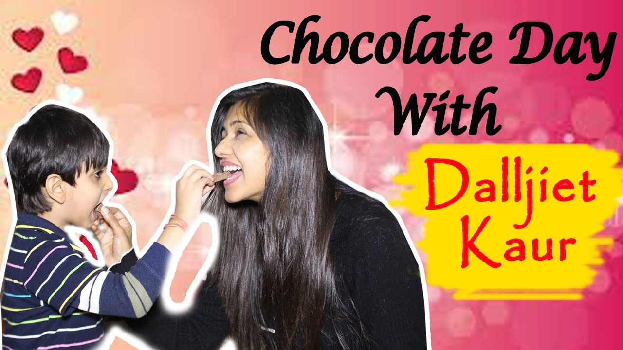 Exclusive: Dalljiet Kaur and her son Jaydon celebrate Chocolate Day