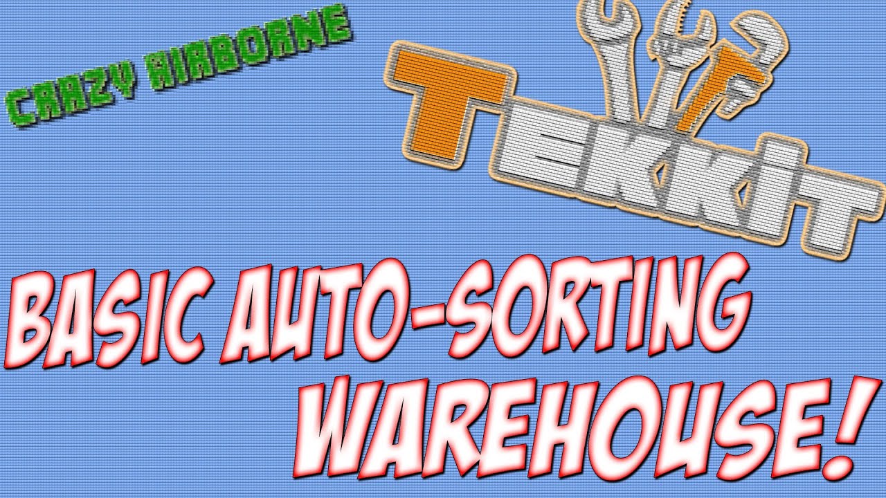 Basic Auto-Sorting Warehouse Setup - Tekkit - Technic - Minecraft
