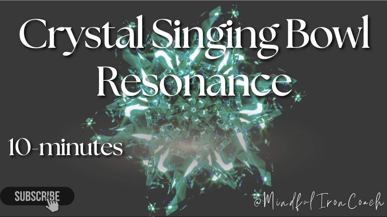 Crystal Singing Bowl Resonance | 10-Minute Third Eye Chakra