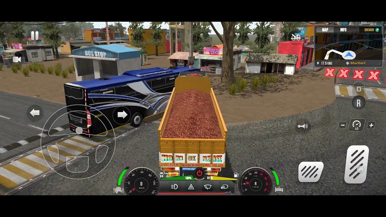 Bellary to Pune drive with 16 wheel truck 🎯🚒 game #gaming #trukgame 🎯