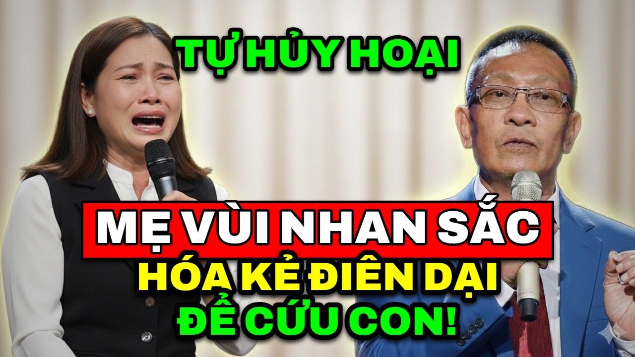 TÂM SỰ CÙNG VĂN SÂM - Tự hủy hoại nhan sắc và danh dự để biến mình thành kẻ điên hòng cứu lấy con.