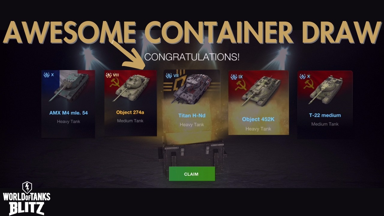 I Got 11 Tanks 🥵 🔥▪️+20 Awesome Containers. Awesome Draw WoT Blitz