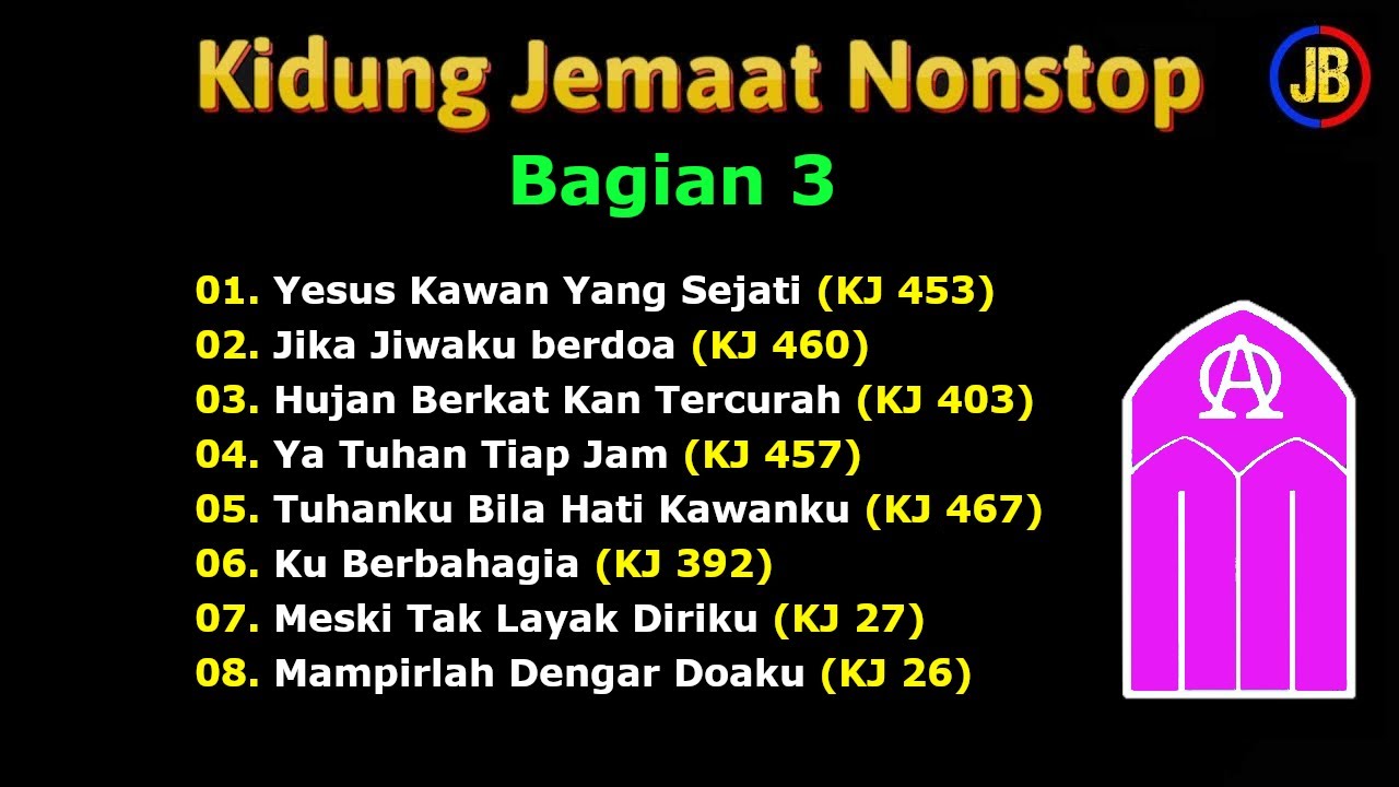 Kidung Jemaat (Bagian 3) Kj Nonstop Cover - Lagu Rohani Kristen Saat Teduh