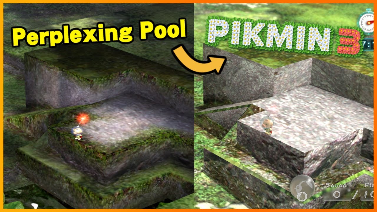 Perplexing Pool IMPORTED to PIKMIN 3 - Map Tour [Hack]