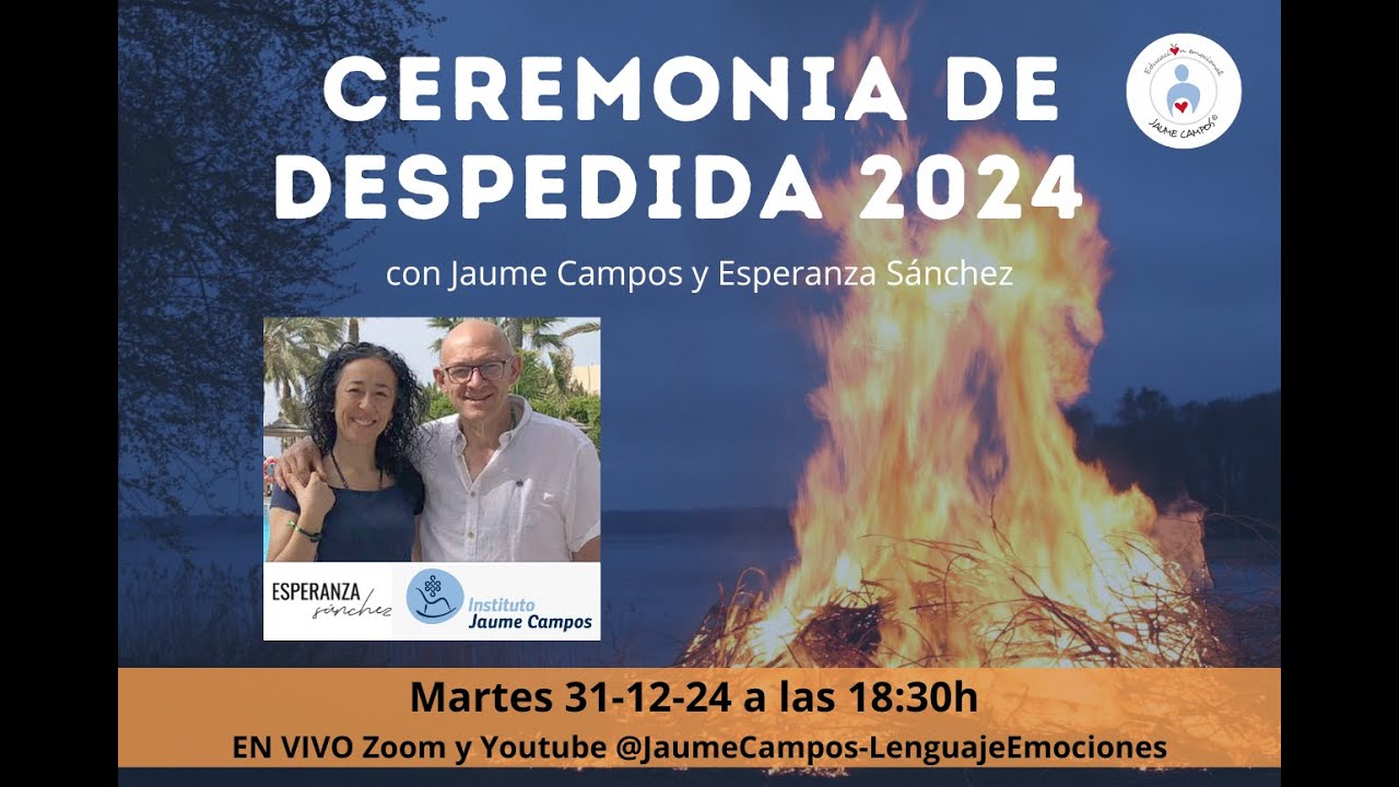 Ceremonia Despedida 2024 con Jaume Campos y Esperanza Sánchez