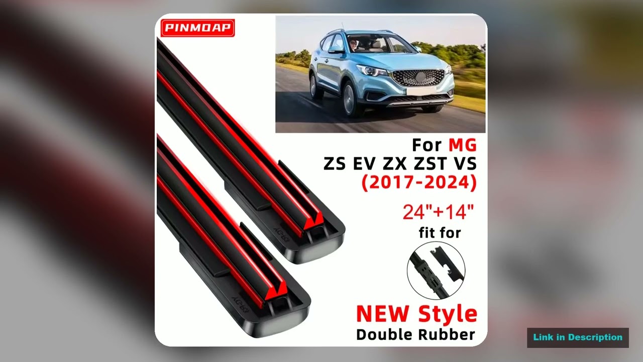 For MG ZS EV ZX ZST VS 20172024 2414 Front Windshield Wiper Blades Brushes Cutter Accessories 2019