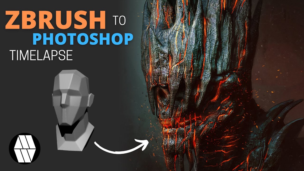 ZBrush to Photoshop Timelapse - 'Demon Prince' Concept