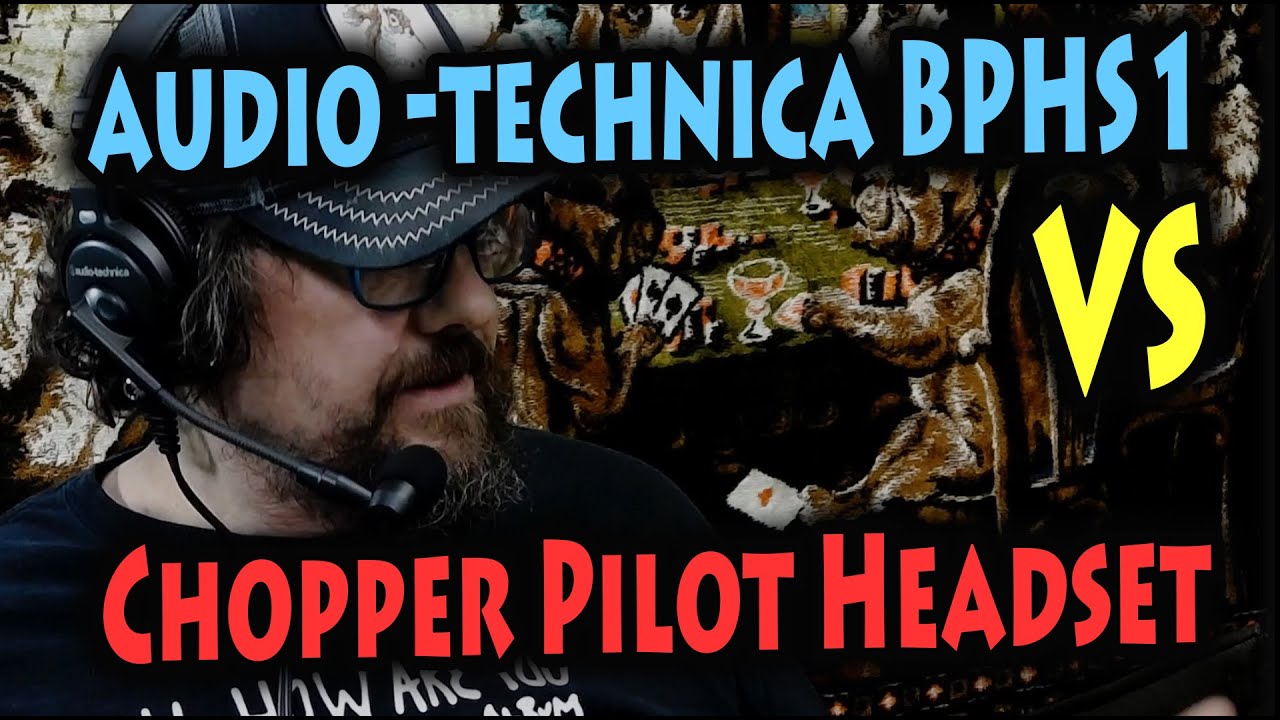 Headset Test - Audio Technica BPHS1 vs. Pro Helicopter Headset