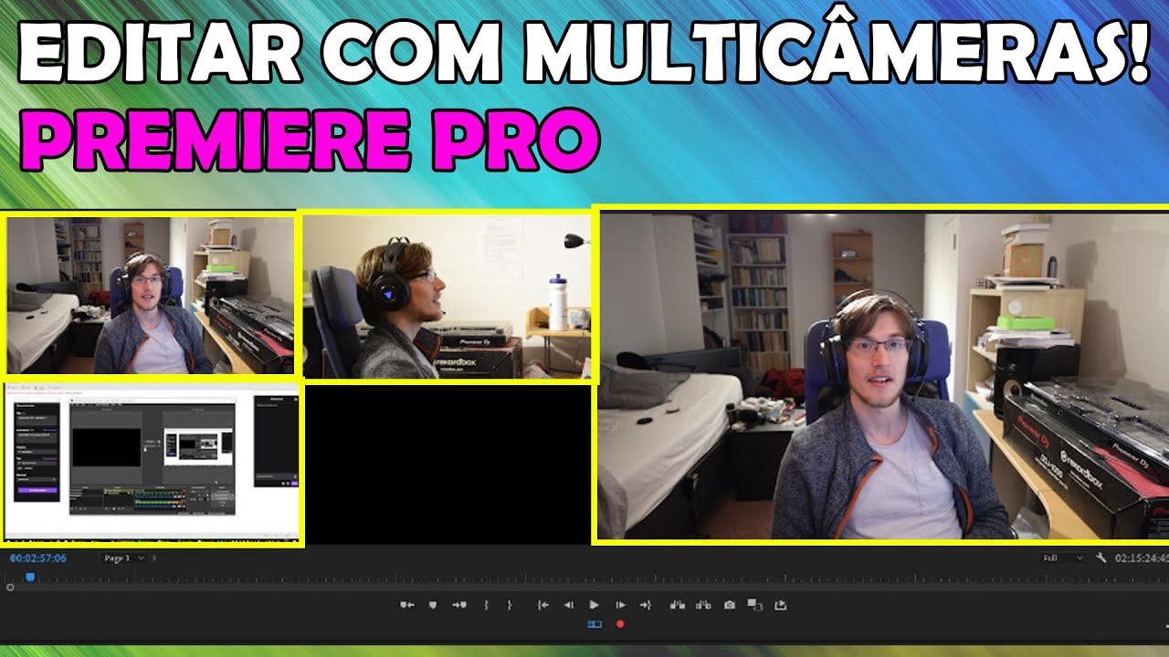 Como editar em Multic&acirc;meras no Premiere Pro