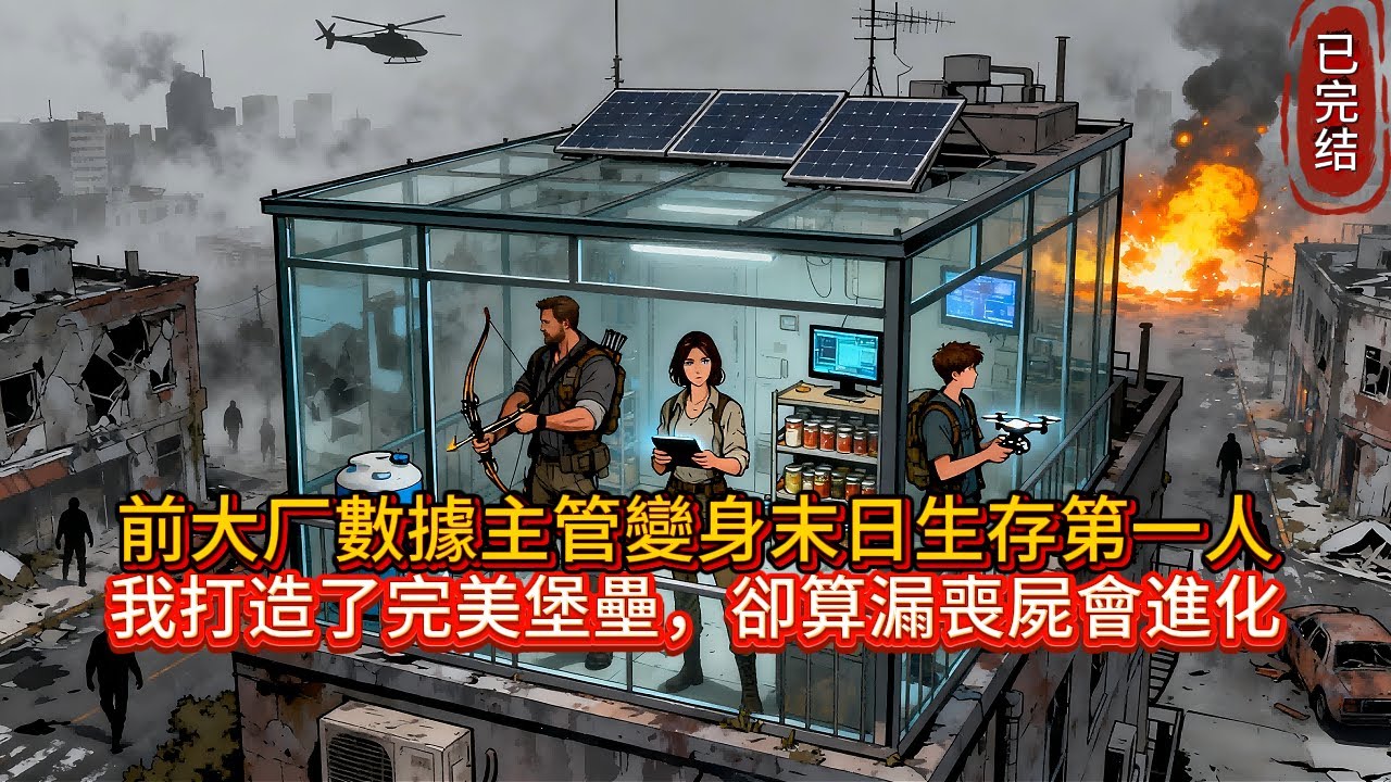 從數據分析師到末日指揮官：從零打造「頂樓末日堡壘」，用一張物資清單，讓全家在崩壞世界中活到救援來臨！#novel  #comics #小说推荐  #末世  #小說   #完结文