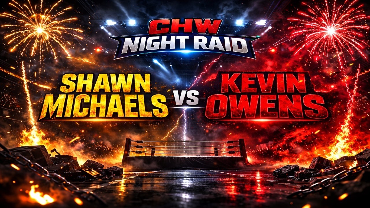CHW Night Raid: Halloween Havoc Qualifier Shawn Michaels vs Kevin Owens WWE pic fed
