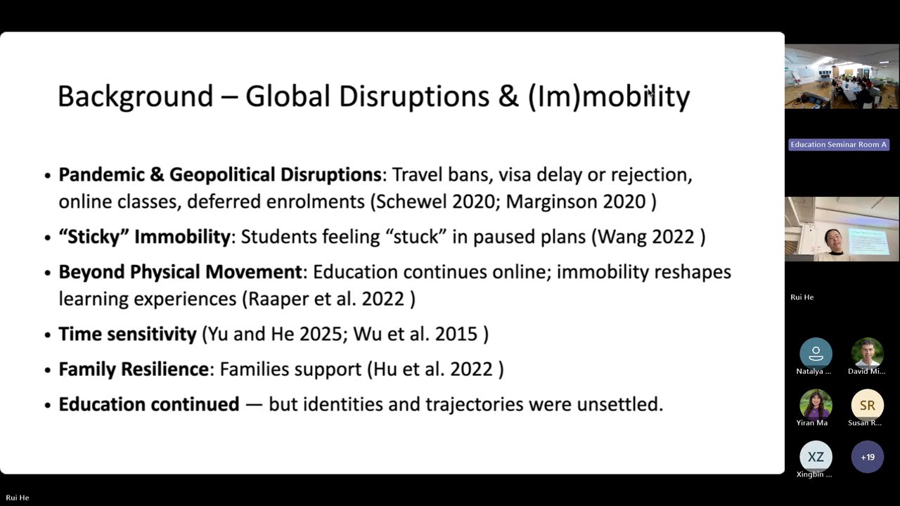Here or there? Educational ‘in-betweenness’ for prospective international students in China