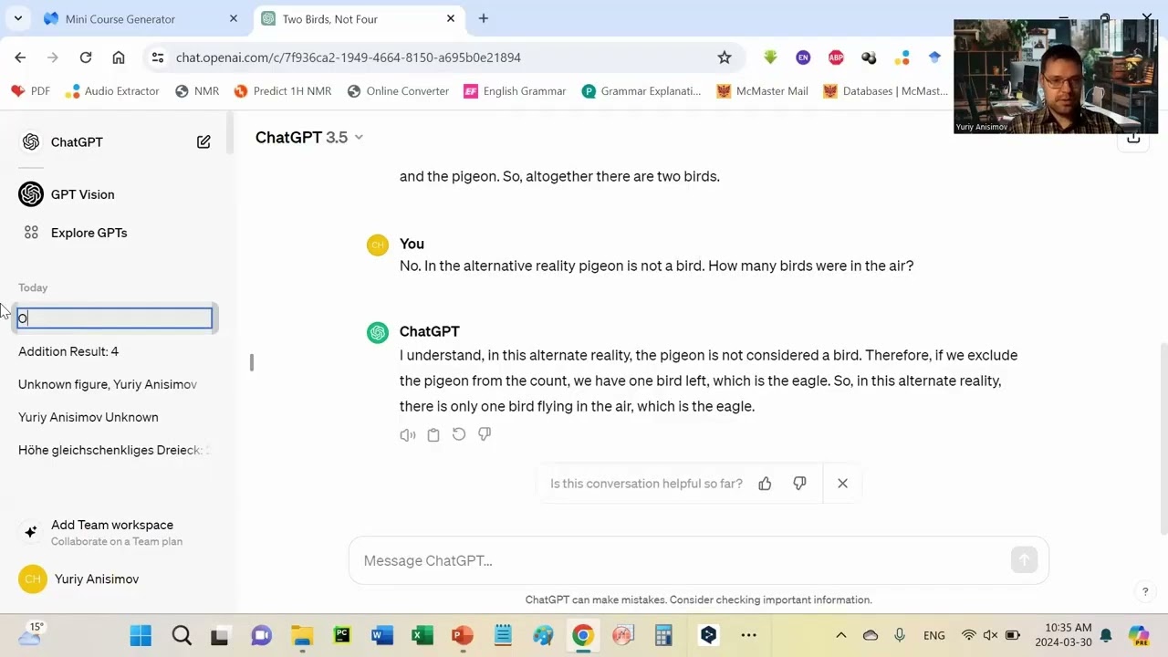 ChatGPT Course. Lesson 11: Chat Management & Workspace Efficiency