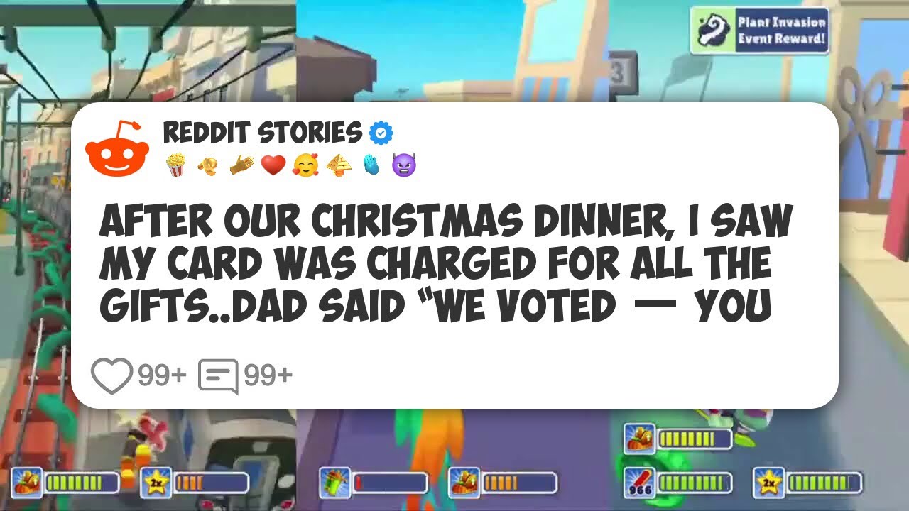After Our Christmas Dinner, I Saw My Card Was Charged For All The Gifts. Dad Said “We #reddit 