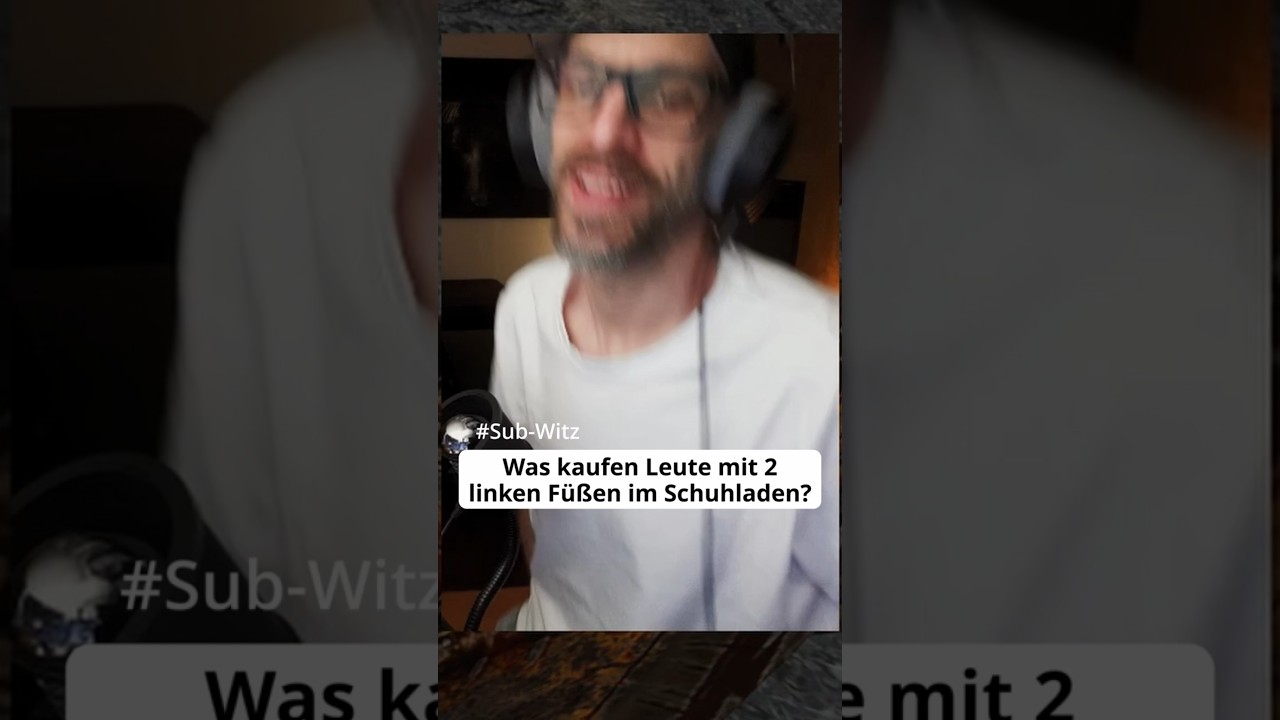 Was kaufen Leute mit 2 linken Füßen im Schuhladen?🩴 SUB-WITZ | 
