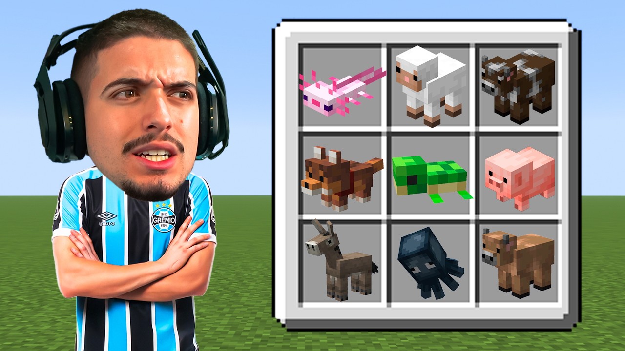 Geleia Land #02 - FIZ UMA COLEÇÃO DOS NOVOS BABY MOBS DO MINECRAFT
