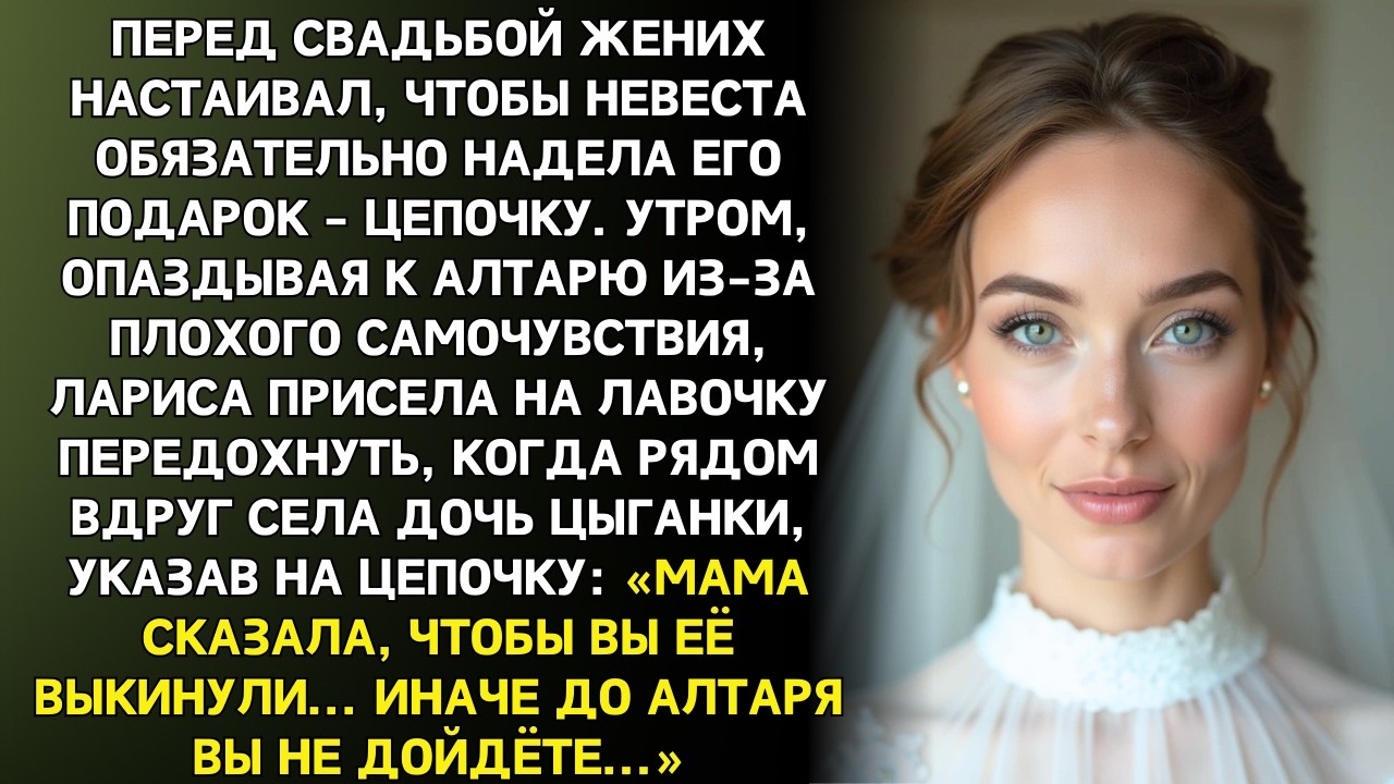 Перед свадьбой дочь цыганки сказала невесте снять цепочку, подарок жениха. И спасла ей жизнь.