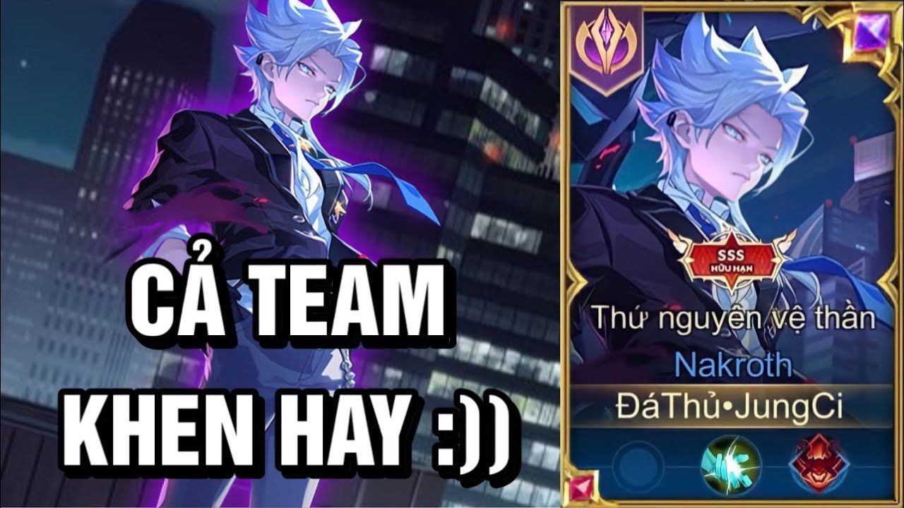 JungCi - Múa Nakroth 15 Kill Hủy Diệt Rank Đỉnh Cao Khiến Cả Team Phải Khen Hay !