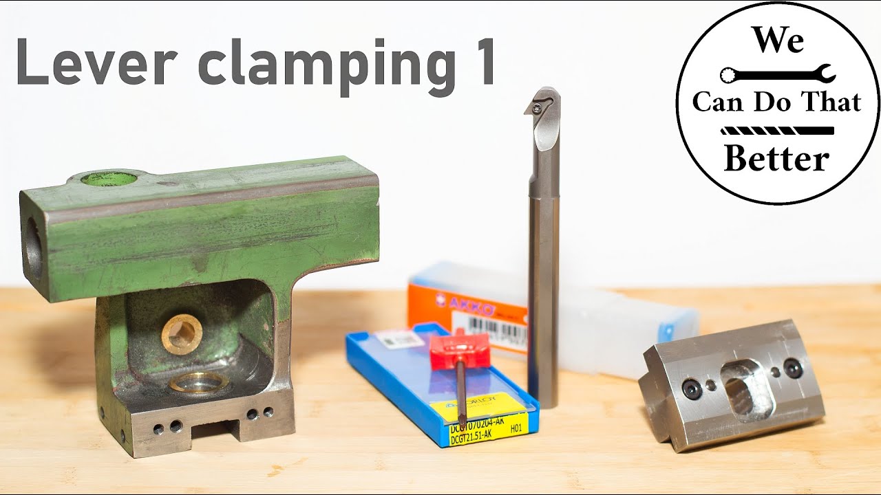 Lever clamping modification for the mini lathes tailstock - Part 1