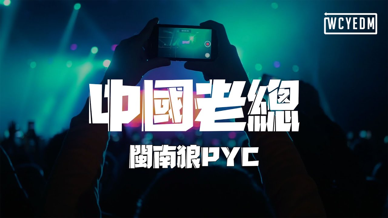 闽南狼PYC - 中国老总「陈总在夜总会 林总在茶馆睡」【動態歌詞/pīn yīn gē c&iacute;】