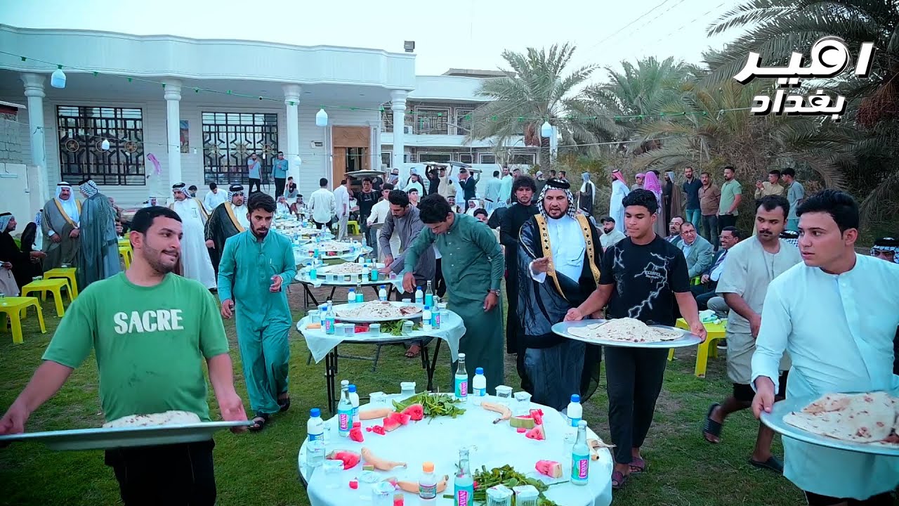 عزوبية البو محمد بيت نصرالله في كربلاء زفاف عباس الف مبروك